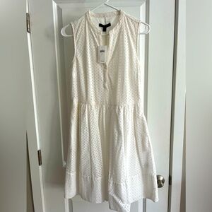 Banana Republic Factory White Eyelet Dress
